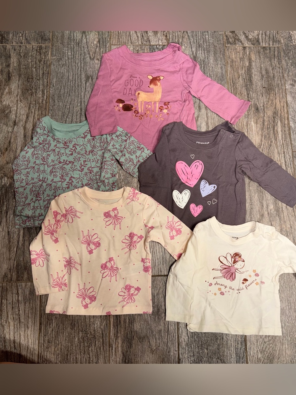 Primark Girls' bundle of assorted Long-Sleeve Tops